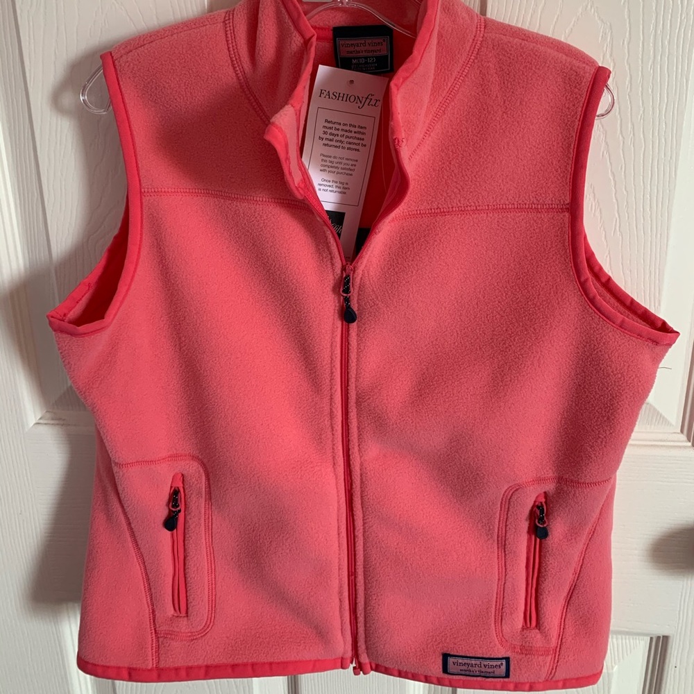 Little girls vineyard vines fleece vest